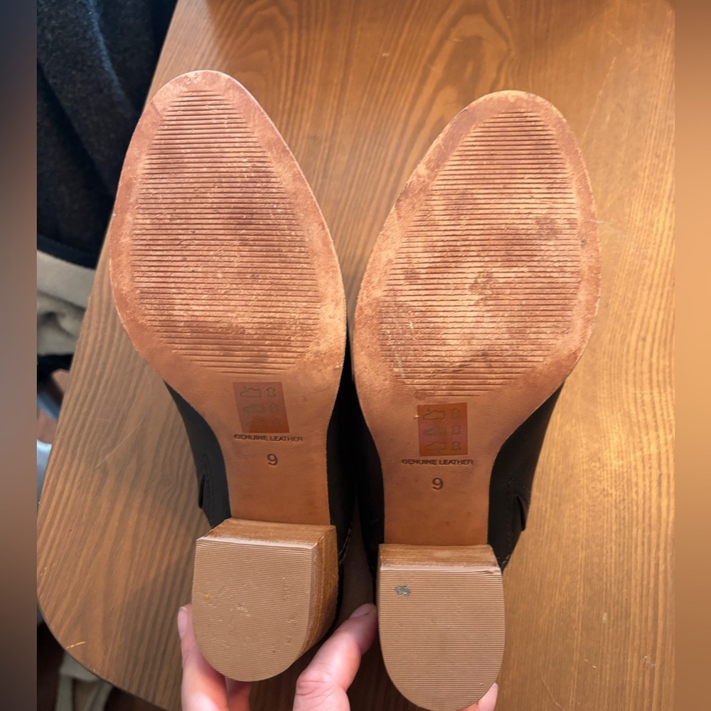 Madewell Women's Black Leather Mules - Picture 4 of 4